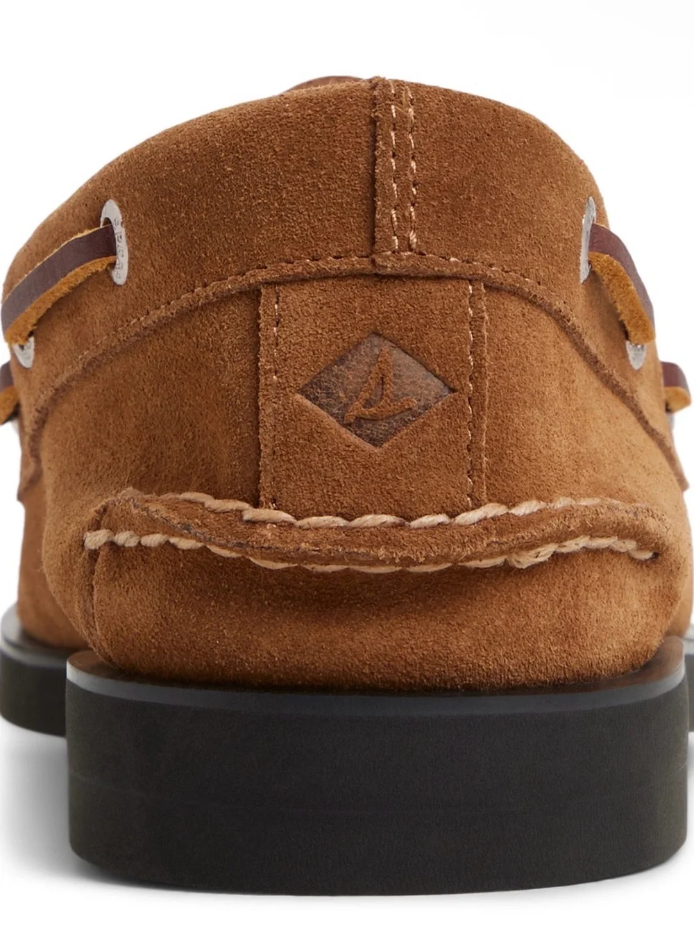 Sperry Men's authentic Original 2 Eye Suede Boat Shoe Moccasin moc in Brown